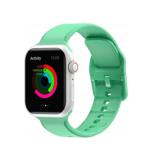 Apple Watch 42mm | Apple Watch (42/44/SE/45/46/49mm) - CANDY™ Silikone Sportsrem - Grøn - DELUXECOVERS.DK