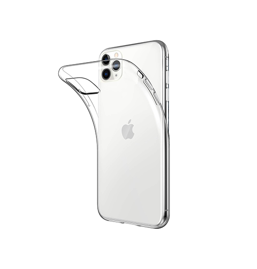 iPhone 11 Pro Max | iPhone 11 Pro Max - DeLX™ Ultra Silikone Cover - Gennemsigtig - DELUXECOVERS.DK