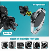 Mobilholder | Mobilholder til Ventilation m. Trådløs Oplader - MagSafe - 15W - DELUXECOVERS.DK