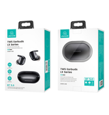 In-ear Headset | USAMS™ Trådløse In Ear Headset M. Opladningsetui - Sort - DELUXECOVERS.DK