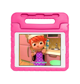 iPad 2/3/4 | iPad 2/3/4 - EVA Børnevenligt Stødsikkert Cover M. Stander - Pink - DELUXECOVERS.DK