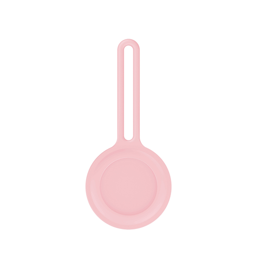 Airtag | AirTag | V.2.0 Silikone Keychain / Nøglering - Lyserød - DELUXECOVERS.DK