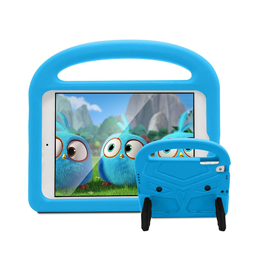iPad 2/3/4 | iPad 2/3/4 - Stødsikkert Børnecover M. Håndtag & Stander - Blå - DELUXECOVERS.DK