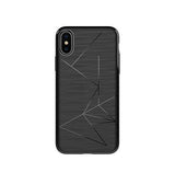 iPhone X / XS | iPhone X/XS - Delusion Abstract Designer Cover - Sort - DELUXECOVERS.DK