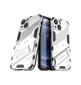iPhone 13 Mini | iPhone 13 Mini - Eagle™ PRZ Stødsikkert Cover M. Kickstand - Hvid - DELUXECOVERS.DK