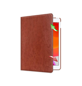 iPad 2/3/4 | iPad 2/3/4 - Retro Diary™ Vintage 360° Onefold Læder Cover - Brun - DELUXECOVERS.DK