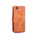 iPhone 7 / 8 / SE (2020/2022) | iPhone 7/8/SE(2020/2022) - DG.MING™ Classical Læder Etui / Taske M. Pung - Brun - DELUXECOVERS.DK