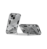 iPhone 13 Mini | iPhone 13 Mini - Eagle™ PRZ Stødsikkert Cover M. Kickstand - Hvid - DELUXECOVERS.DK