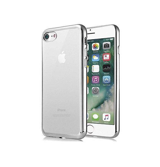 iPhone 7 / 8 / SE (2020/2022) | iPhone 7/8/SE(2020/2022) - Valkyrie Silikone Hybrid Cover - Sølv - DELUXECOVERS.DK