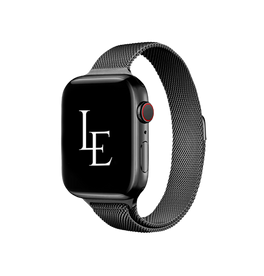 Apple Watch 38mm | Apple Watch (38/40/SE/41/42mm) - L'Empiri™ Milanese Thin Loop - Sort - DELUXECOVERS.DK