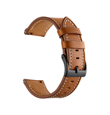 22MM | 22mm - Deluxe™ Honor Ægte Læder Rem - Brun - DELUXECOVERS.DK
