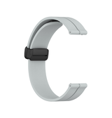 22MM | 22mm - DeLX Straight-Line Silikone Rem - Grå - DELUXECOVERS.DK