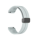 22MM | 22mm - DeLX Straight-Line Silikone Rem - Grå - DELUXECOVERS.DK