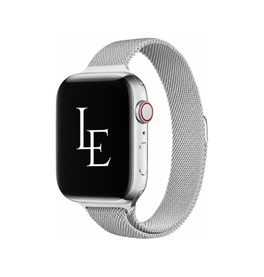 Apple Watch (42/44/SE/45/46/49mm) - L'Empiri™ Milanese Thin Loop - Sølv