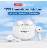 In-ear Headset | Lenovo® | LP1 Pro TWS Trådløse Høretelefoner - Hvid - DELUXECOVERS.DK