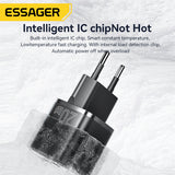 Vægoplader | ESSAGER™ | USB-C Vægoplader 3.0 - Hurtigoplader - 20W - Hvid - DELUXECOVERS.DK