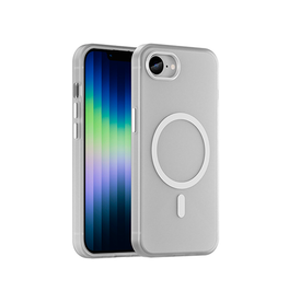 iPhone 7 / 8 / SE (2020/2022) | iPhone 7/8/SE(2020/2022) - DeLX™ Translucent MagSafe Silikone Cover - Hvid - DELUXECOVERS.DK