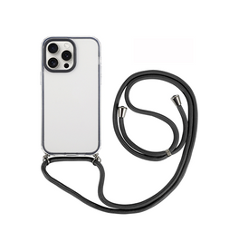 iPhone 14 Pro | iPhone 14 Pro - Deluxe™ Silikone Cover M. Strop - Sort - DELUXECOVERS.DK