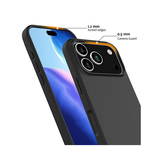 iPhone 17 Pro Max | iPhone 17 Pro Max - Deluxe™ Soft Touch Silikone Cover - MagSafe-kompatibel - Sort - DELUXECOVERS.DK