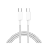 USB-C til USB-C | Fast-Charge Kabel – Hvid – 2m (100W)