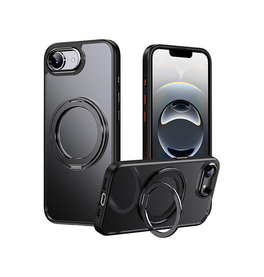 iPhone 16e | <AAA>iPhone 16e - DeLX™ MagSafe Cover M. Stander - Sort - DELUXECOVERS.DK