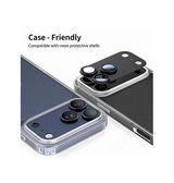 iPhone 17 Pro Max - XDCASE™ Armor Kamera Linse Beskyttelsesglas - Sort