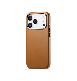 iPhone 17 Pro - DeLX® Læder Cover - MagSafe Kompatibel - Brun