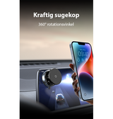 Mobilholder | <X>X97 Magnetisk Mobilholder | Sugekop 360° - MagSafe kompatibel - DELUXECOVERS.DK
