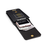 iPhone 15 Plus | iPhone 15 Plus - DG.MING™ Læder Bælte Sleeve M. Kortholder - Sort - DELUXECOVERS.DK
