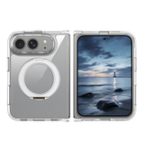 iPhone 18 Fold | iPhone Fold - DeLX™ MagSafe Stander Cover - Gennemsigtig - DELUXECOVERS.DK