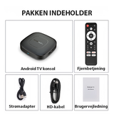Gadgets | AndroidTV - 4K Smart Streaming Box - Sort - DELUXECOVERS.DK