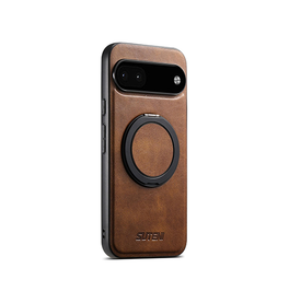 iPhone 17 Air | iPhone 17 Air - Suteni® 360° vegan-læder cover M. MagSafe - Brun - DELUXECOVERS.DK