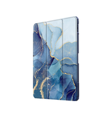 iPad 10.9" (2022) | iPad 11" (2025) / iPad 10.9" (2022) - DeLX™ Marble Cover - Blå - DELUXECOVERS.DK