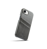 iPhone 17e / 16e | iPhone 17e / 16e - NX Design™ Læder Cover M. Kortholder - Grå - DELUXECOVERS.DK