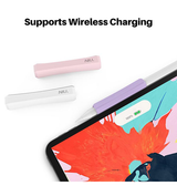 Apple Pencil Tilbehør | Apple Pencil 2 - Stylus Pen Grip - 3-pak - Hvid/Lilla/Pink - DELUXECOVERS.DK