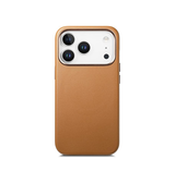 iPhone 17 Pro - DeLX® Læder Cover - MagSafe Kompatibel - Brun
