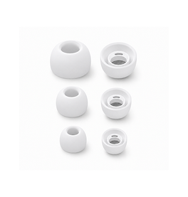 Airpods Pro 2 | AirPods Pro (1/2) XDCASE™ - Silikone Ørepropper - Grå/Hvid - DELUXECOVERS.DK