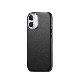 iPhone 17 - DeLX® Læder Cover - MagSafe Kompatibel - Sort