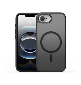 iPhone 16e | iPhone 16e - DUX DUCIS™ MagSafe Silikone Cover - Sort - DELUXECOVERS.DK