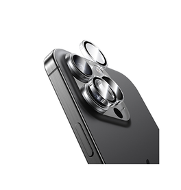 iPhone Beskyttelsesglas | iPhone 16 Pro - BENKS™ Kamera Linse Beskyttelsesglas - Sort/Klar - DELUXECOVERS.DK