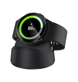 Samsung | Samsung Galaxy Watch - MagCold™ Trådløs Oplader Stander - Sort - DELUXECOVERS.DK