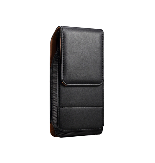 Motorola Moto | Motorola Moto G71 - Læder Bæltetaske / Etui M. Clip - Sort - DELUXECOVERS.DK