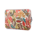 Macbook Sleeve | MacBook Air 11" - LISEN™ Neopren Floret Sleeve - Beige - DELUXECOVERS.DK