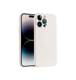 iPhone 14 Pro - Magnetisk Silikone Cover M. MagSafe - Beige