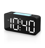 Vækkeur M. RGB Temperatur- og Fugtighedsvisning