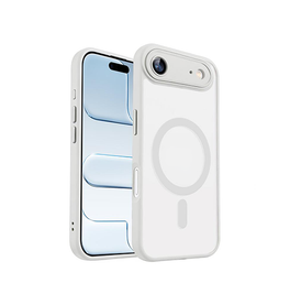 iPhone 17 Air - XDCASE™ Frostet M. MagSafe Cover - Hvid
