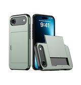 iPhone 17 Air - Deluxe™ Håndværker Cover M. Kortholder - Army