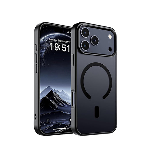 iPhone 17 Pro - MagSafe Silikone Cover - NovoShield™ - Sort