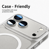 iPhone Beskyttelsesglas | iPhone 18 Pro Max - Kalebol™ Metal Kamera Linse Beskyttelsesglas - Sølv - DELUXECOVERS.DK