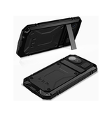 iPhone 16e | <AAA>iPhone 16e - R-JUST™ Safeguard Vandtæt 360° Cover - Sort - DELUXECOVERS.DK